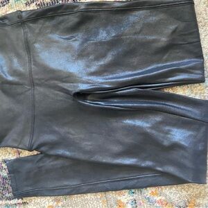 Spanx Faux Leather Leggings- GUC